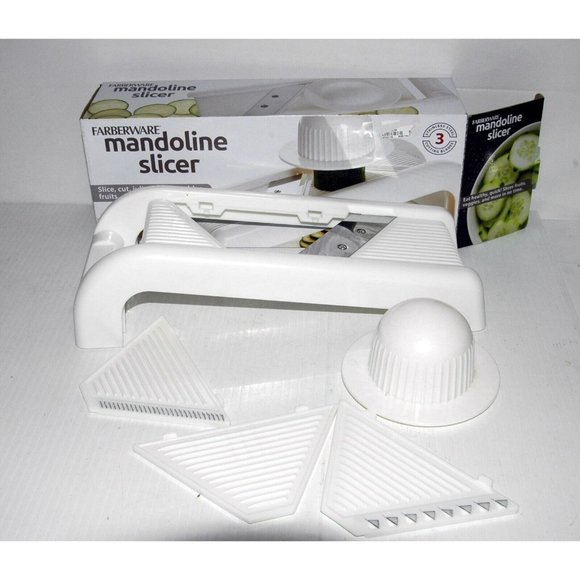 Farberware Mandoline Slicer Slice, Cut, Julienne Vegetables Fruits, Cheese, More - Picture 1 of 5